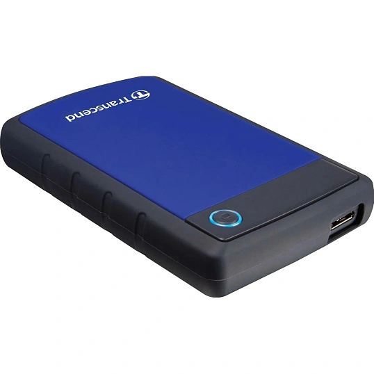 Портативный HDD Transcend StoreJet 25H3 2Tb 2.5, USB 3.0, син, TS2TSJ25H3B