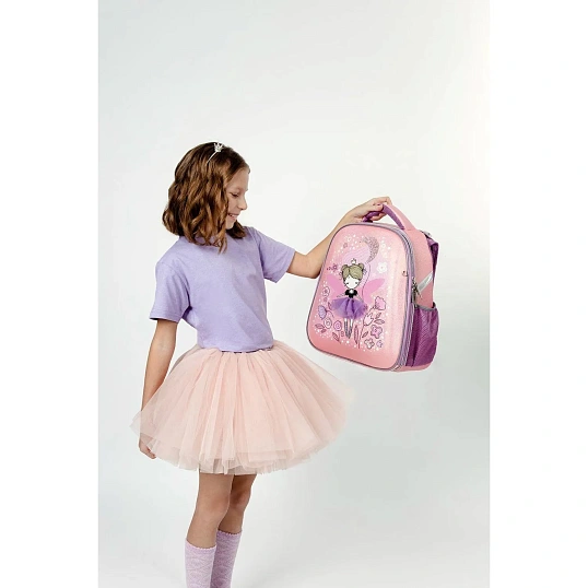 Ранец Basic Фея, 2 отд., эргоном. cпинка, экокожа