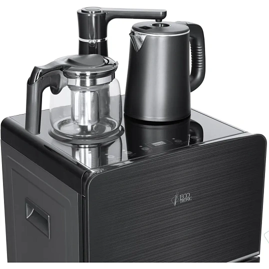 Кулер Ecotronic TB18-LE black с чайным столиком Тиабар
