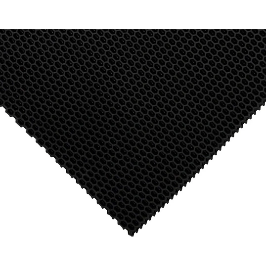 Коврик входной универсальный 60x80x1,1 рисунок Соты (ЭВА) черный_УК060080