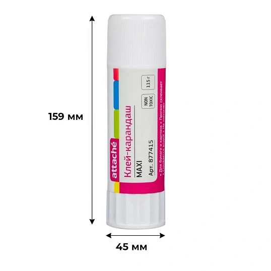 Клей-карандаш 115г Attache maxi