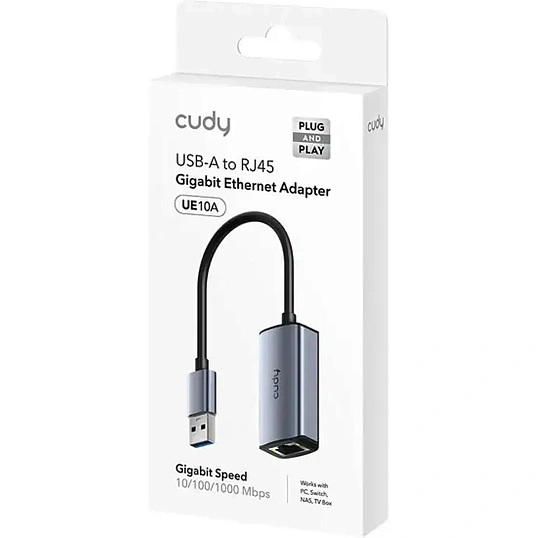 Сетевой адаптер Cudy UE10A USB 3.0 1 Гбит порт RJ-45