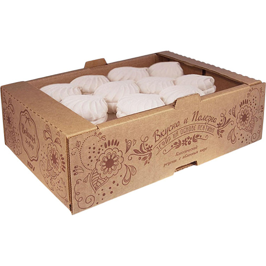 Зефир Яшкино ванильный, 1кг (КЗ111)