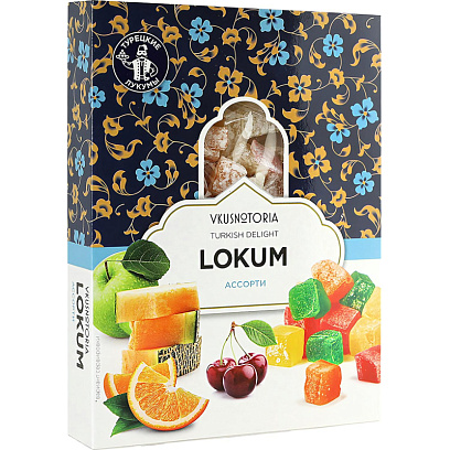 Рахат-лукум Куш-Лукум Vkusnotoria ассорти, 250г