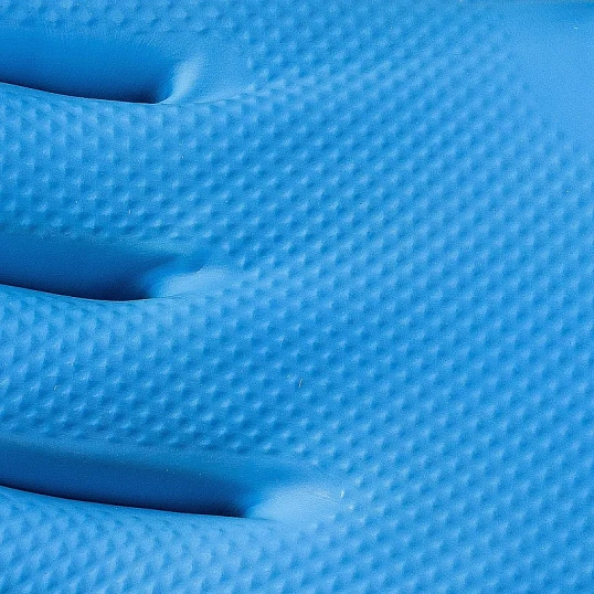 Перчатки защитные латекс КЩС Gward SL1 цв.синий р.7 (12 пар/уп)