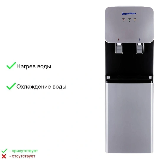 Кулер Aqua Work 11 LDR серебристо-черный