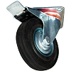 Колесо для тележки поворотное резина SCb 55 125мм с тормозом (N) 1024167