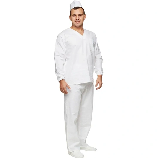 Костюм пекаря универсальный/у05-КБР дл.рук. (р.52-54) р.170-176