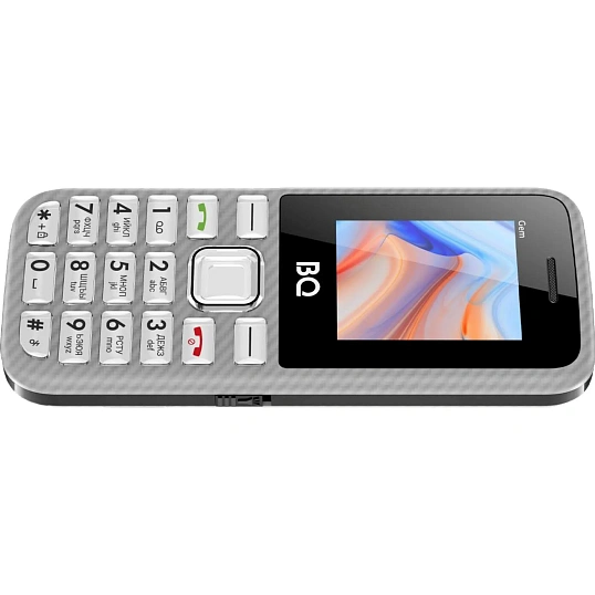 Мобильный телефон BQ 1860 Gem Gray (серый) (без СЗУ)