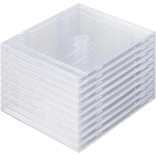 Бокс для CD дисков один.прозр. CDB-jb-T 10шт в уп