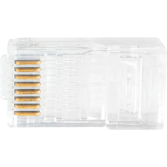 Вилка Cablexpert RJ-45 (8P8C) PLUG3UP6/5 кат.5e, 6 микр, (100 шт.), пак