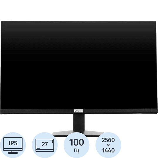 Монитор Lightcom 27 V-Plus ПЦВТ.852859.600-06 IPS HDMI 2560x1440 100Hz DP