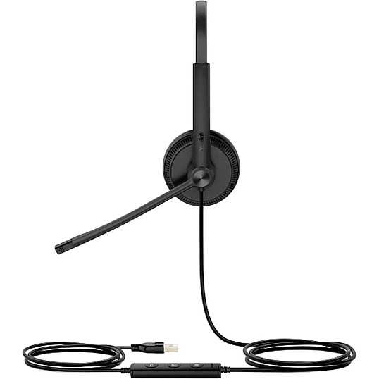 Гарнитура головная Yealink UH34 Dual UC Дуо, Проводная, HD звук, USB, шт