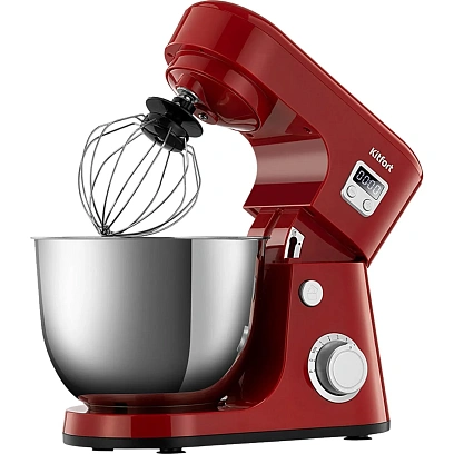 Миксер KITFORT КТ-1308-5,планетарный, красный
