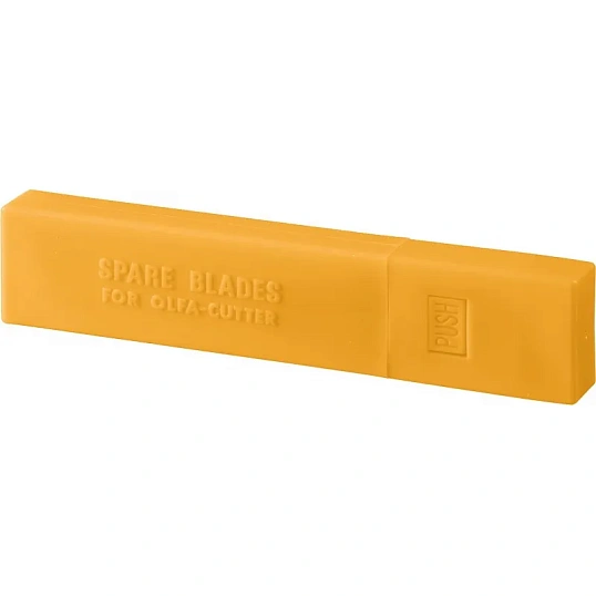 Лезвие запасное для ножей 18мм 10шт./уп. OLFA LB-10B пласт.футляр