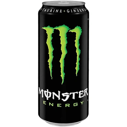 Напиток энергетический MONSTER зеленый, ж/б 0,5л