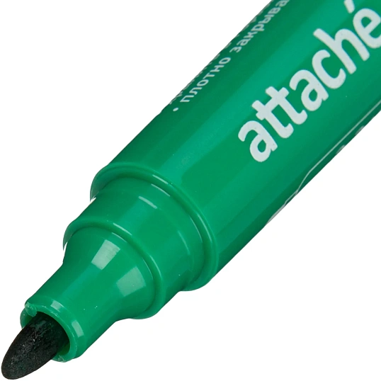 Маркер для флипчартов по бумаге Attache зеленый 2-3 мм круглый нак