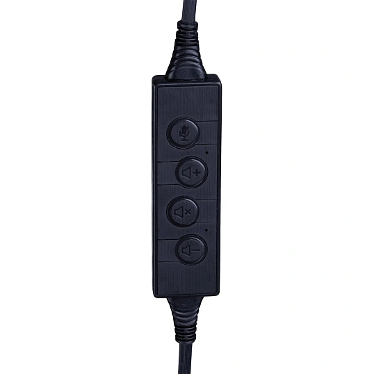 Гарнитура  HWH003 проводные с микрофоном USB 2.0/регулятор/2м