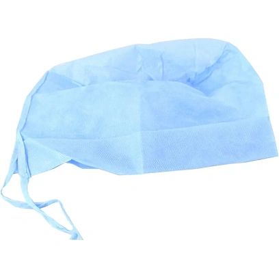 Шапочка Колпак (с отворотом) спанбонд пл.25г/м2, 50шт./уп.  Гекса