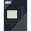 Прожектор светодиодный СДО 06-150 6500К IP65 черн. ИЭК LPDO601-150-65-K02