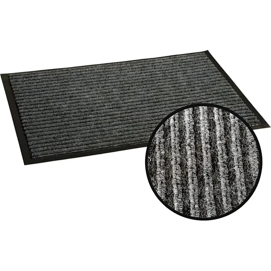 Коврик входной влаговпитывающий 120х180 см серый