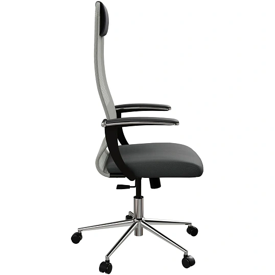 Кресло МТ_SU-B-8/Sit 8 B1-8U подл.158/осн.009 серый/черный