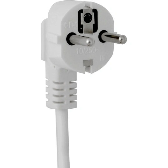 Удлинитель PROGIX PG310 3р/2м/2,2кВт/10А  заземление, белый, ПВС 3х0.75