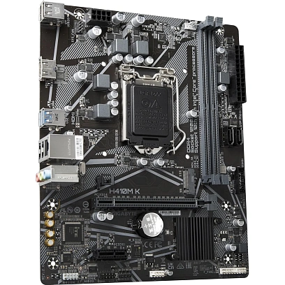Материнская плата Gigabyte H410M K 2.0 1.0 H410, LGA1200, 2xDDR4, MATX