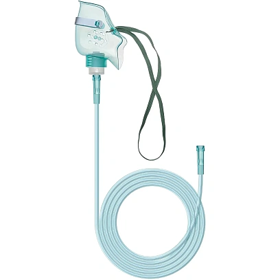 Маска кислородная, L стандарт. с трубкой,  213 см, Mederen 0115-M161-21