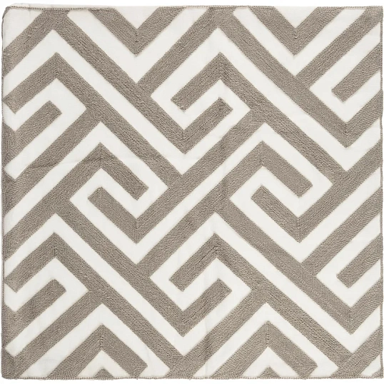 Наволочка декор. Luscan 45х45, 2шт/уп, геометрия серый