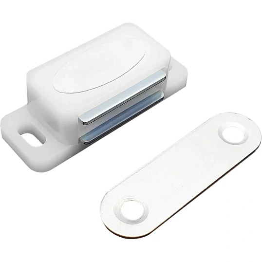 Накладка УЗК_магнит мебельный StahlBuro 42х12,5 (15932) компл-4шт белый