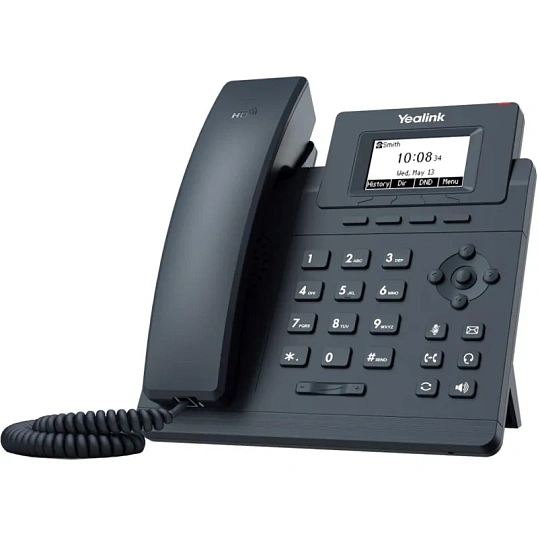 Телефон SIP Yealink SIP-T30P черный. БП в комплекте