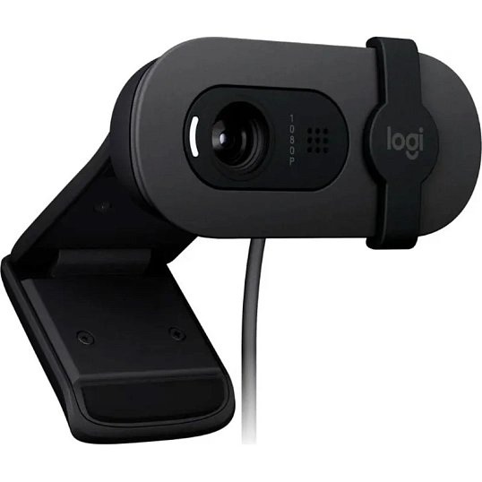 Веб-камера Logitech BRIO 100, FHD, Graphite (960-001585)