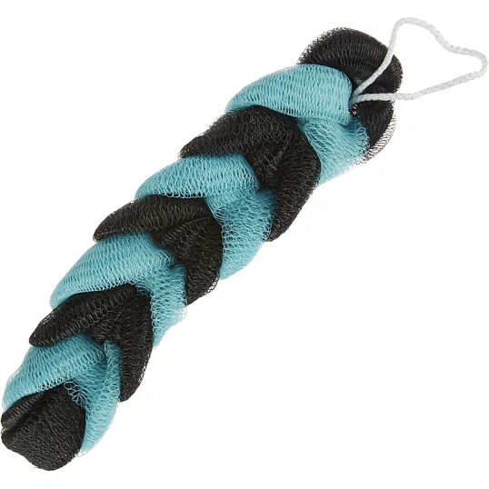 Мочалка для тела Косичка нейлон 80гр 9зв 8128 в ассортименте