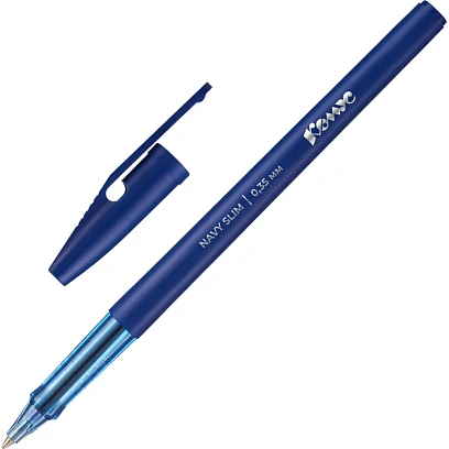 Ручка шариковая неавтомат. Комуc Navy Slim,масл,син,0,35мм,Россия