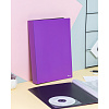 Папка файловая Комус 60 сиреневая, с карманом для CD/визитки