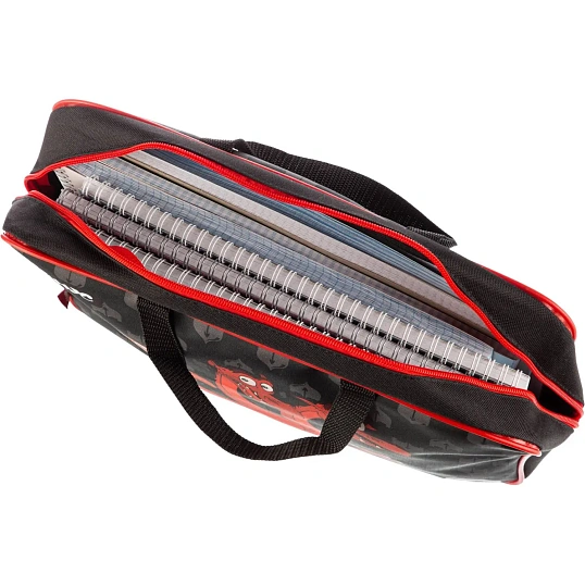 Папка для тетрадей КОМУС Три богатыря Горыныч,А4 на мол,ткань,75мм,ПМД-4-20