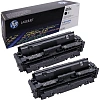 Картридж лазерный HP 410X CF410XD чер. пов.емк. для CLJ Pro M452(2шт/уп)