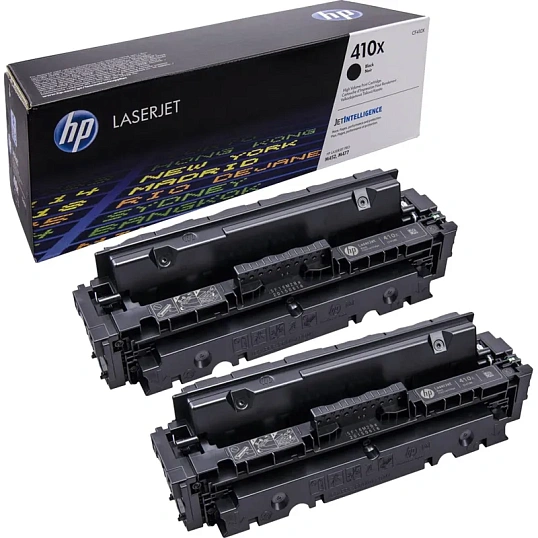 Картридж лазерный HP 410X CF410XD чер. пов.емк. для CLJ Pro M452(2шт/уп)