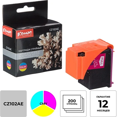 Картридж струйный Комус 650 CZ102AE цв. для DJ Ink Advantage 2515/3515