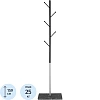 Вешалка напольная МЕ_Пико 8 (9588) черный/металлик/торос графит софт