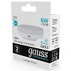 Лампа светодиодная Gauss Elementary 6W GX53 4100K 460lm 83826