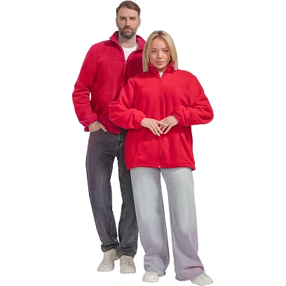 Толстовка флис (260 гр.) красн.(р.48-50) р.170-176