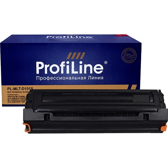 Картридж лазерный Profiline MLT-D101S чер. для Samsung 2160/2165/2167