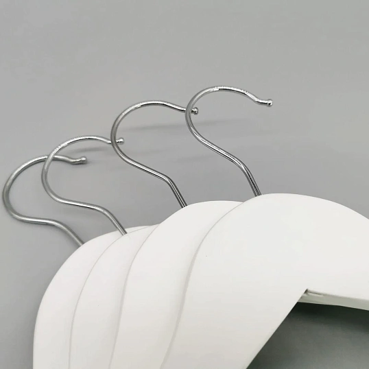 Вешалка-плечики WW_Комус Мебель WH018 дер.пер.п.рез.анис/бел.р.52-54 3шт/уп
