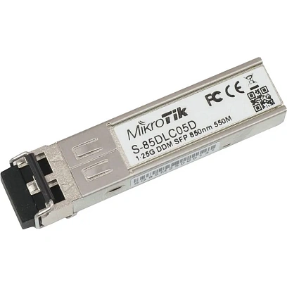Трансивер MikroTik SFP (S-85DLC05D) 1.25G MM 550m 850nm Dual LC-connector