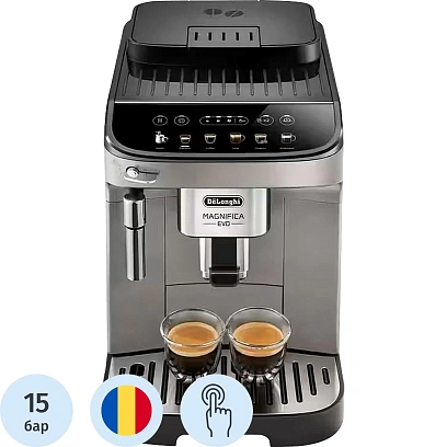 Кофемашина Delonghi Magnifica Evo ECAM290.42.TB 1450Вт титановый/черный