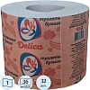 Бумага туалетная Delica 1 слой 36 метров на втулке 32 рул/уп