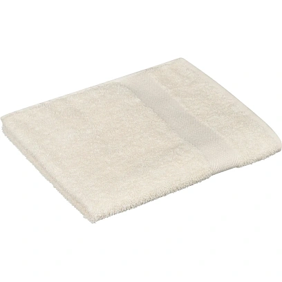 Набор полотенец махровых бордюр 440 г/м2, 70х140 кремовый, 5шт