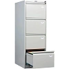 Картотека ПРАКТИК AFC 04 шкаф 4 секцион. А4/FC, ц.замок, 470х630х1320